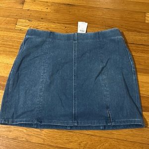 American Eagle Super Hi-Rise Jean Skirt